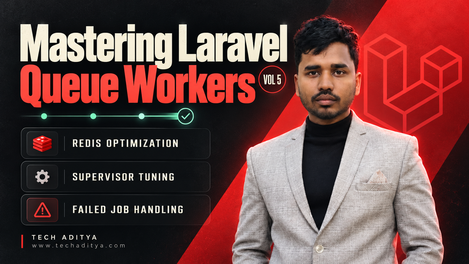 Mastering Laravel Queue Workers: Redis Optimization, Supervisor Tuning & Failed Job Handling (Vol 5)