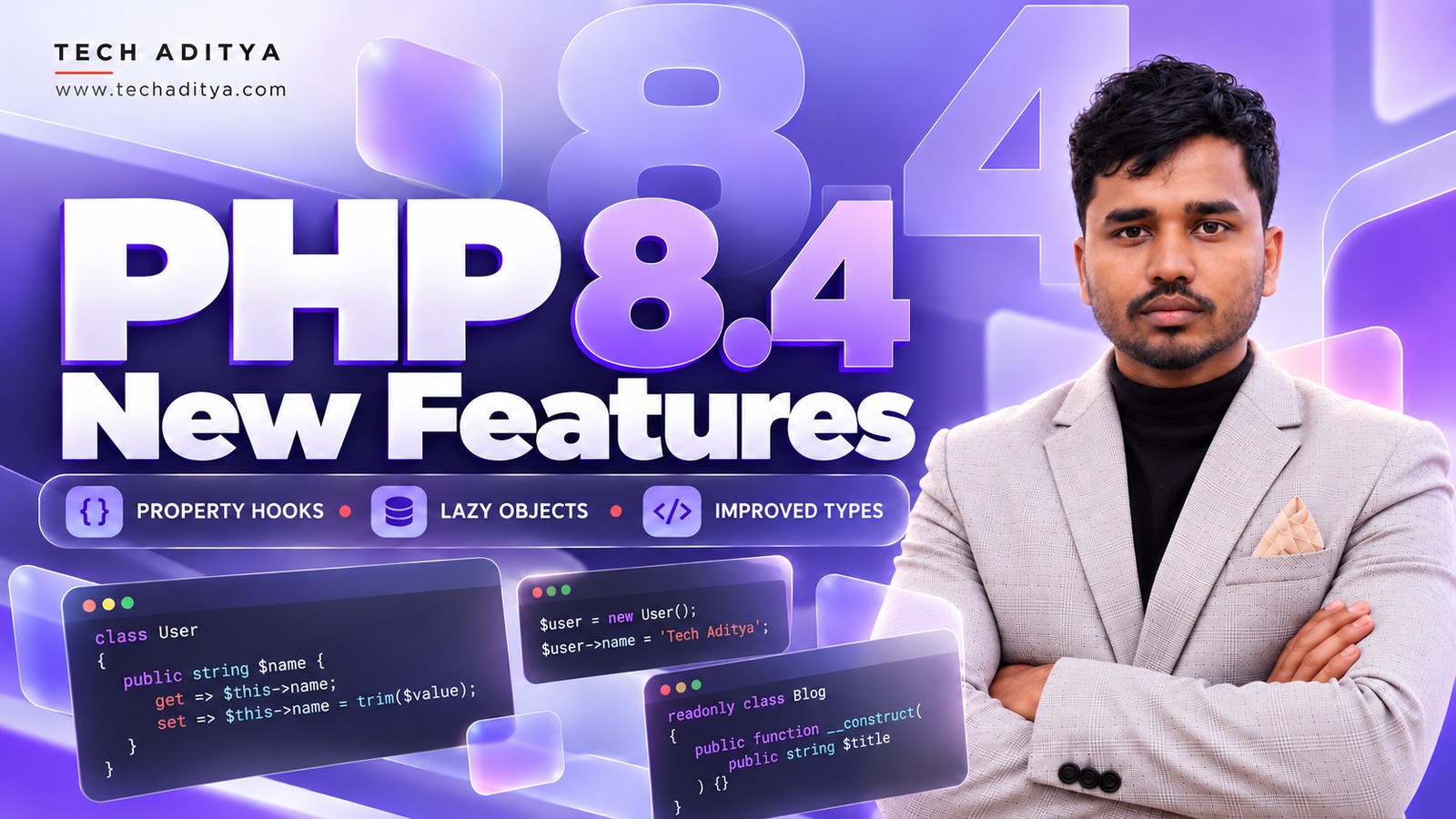 PHP 8.4 New Features: Property Hooks, Asymmetric Visibility, and Performance Boosts