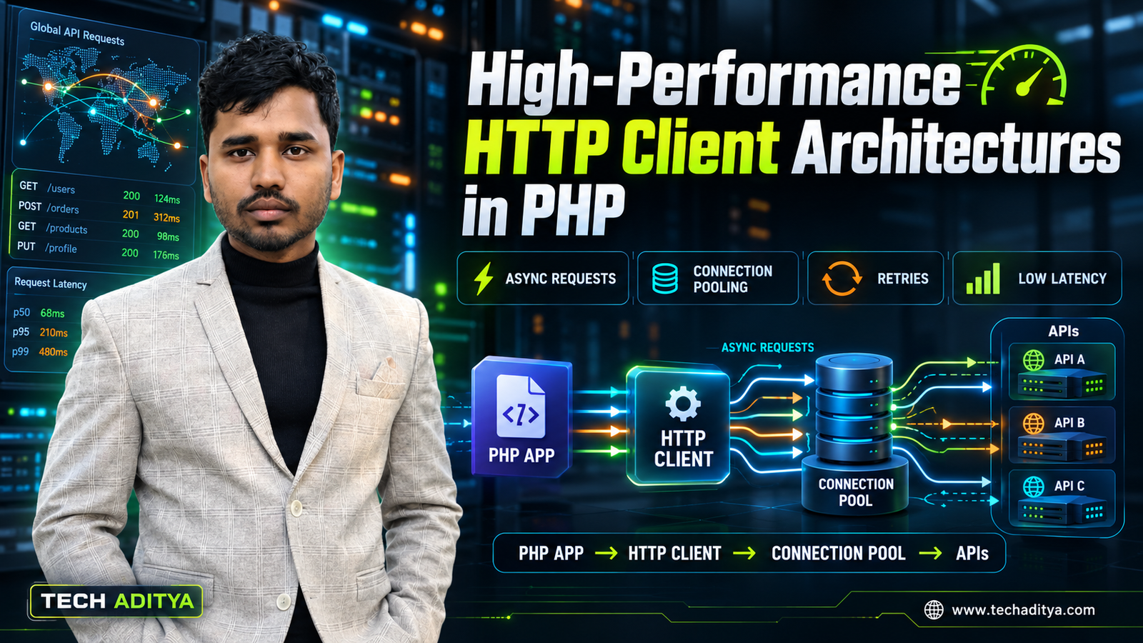 High-Performance HTTP Client Architectures in PHP with Concurrency and Connection Pooling