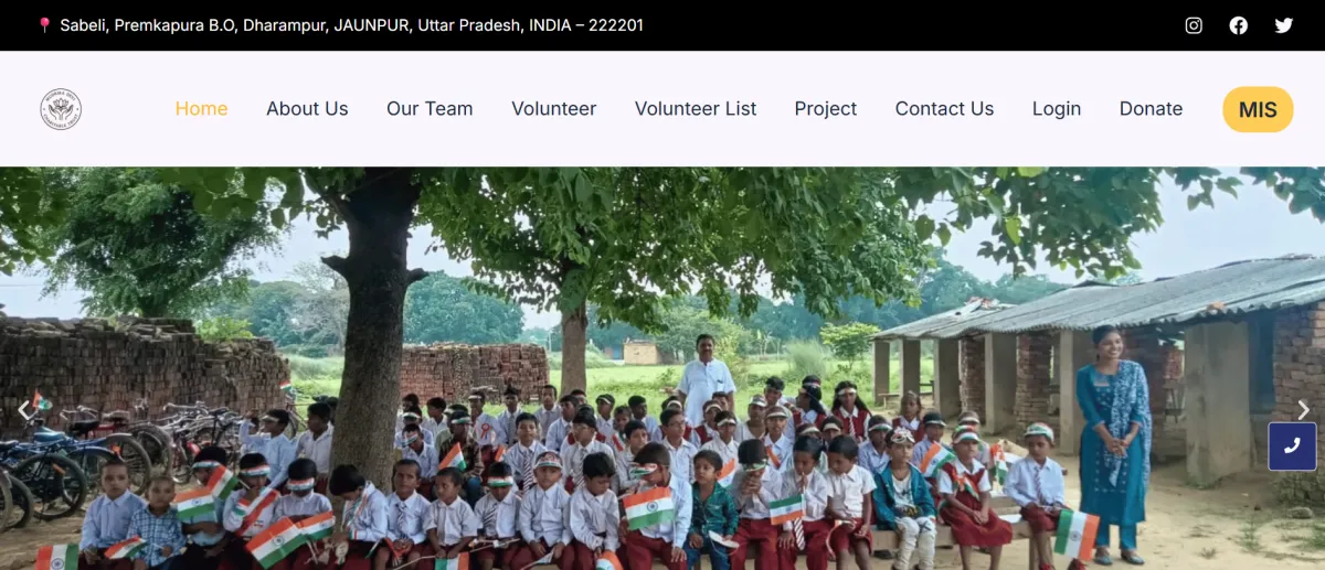 Mudrika Devi Charitable Trust Website